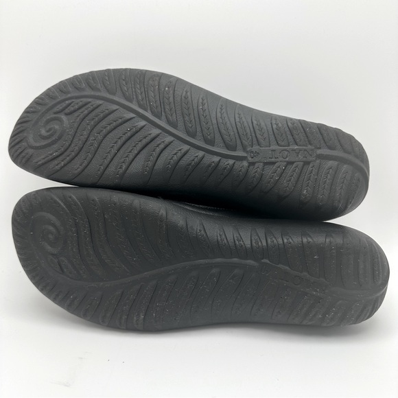 Naot Moana Stressed Leather Slip On Flats Shoes US 9/EU 40 Black Brown Gray - Picture 9 of 11